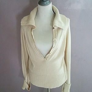 Cream pullover sweater